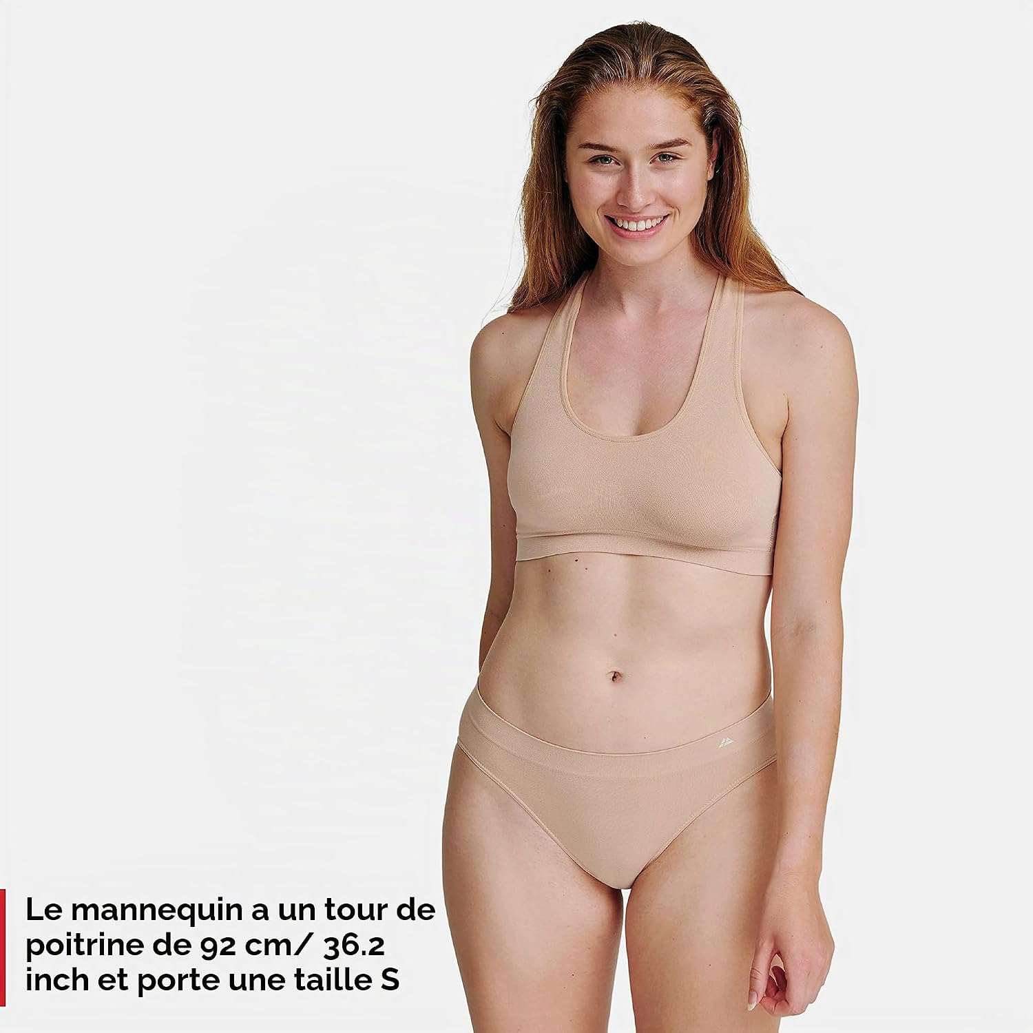 Detalle de DANISH ENDURANCE naadloze bamboeviscose-bralette zonder beugel