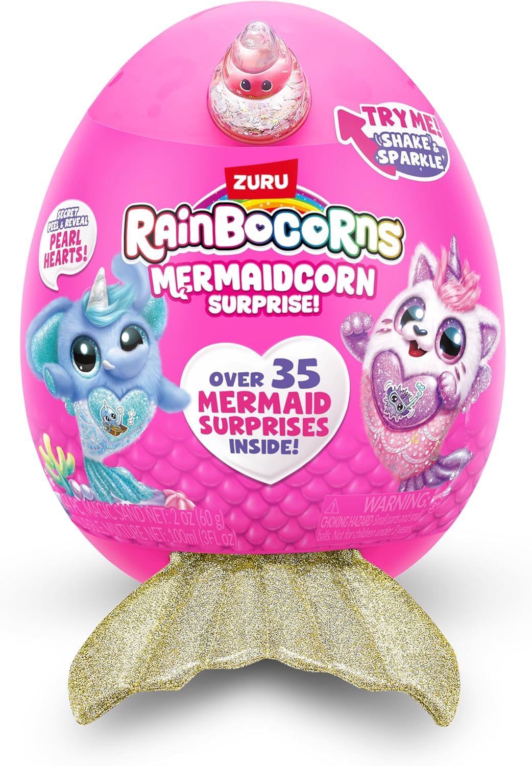 Thumbnail 1 de Rainbocorns Mermaidcorn Serie 7 Mucca – peluche da collezione con sorprese sirena