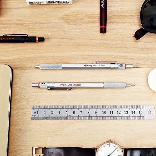 Thumbnail 4 de Rotring 600 Portaminas 0,7 mm — cuerpo metálico verde ✏️