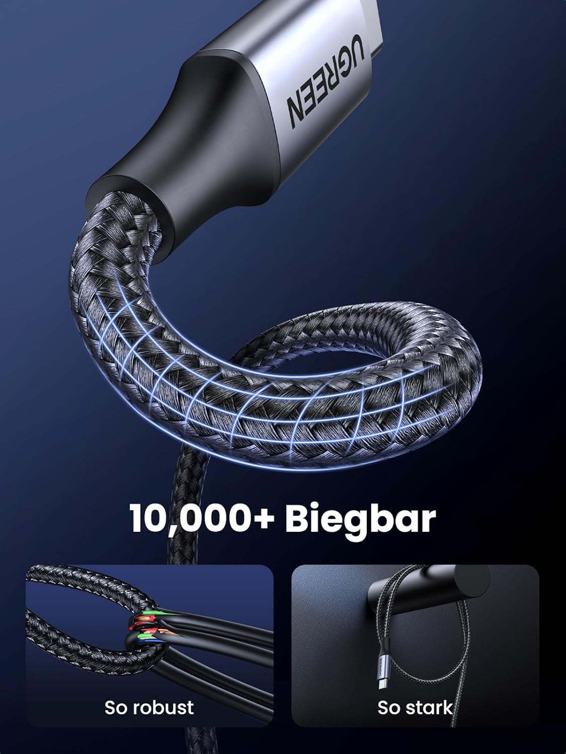 Thumbnail 3 de UGREEN USB C Kabel 240W PD 3.1 2 m