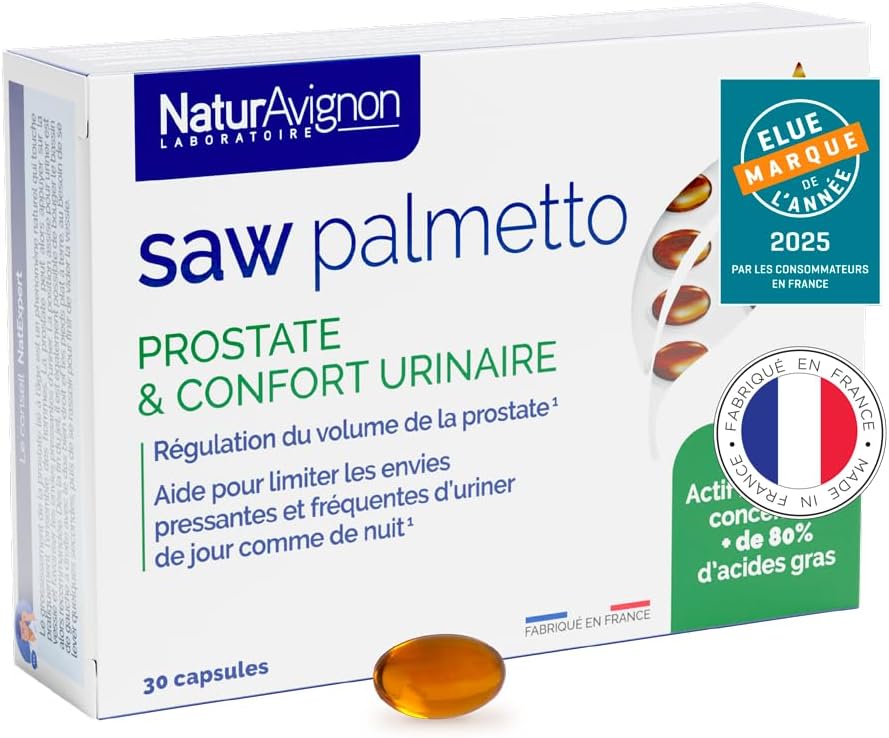 Detalle de Laboratoire NaturAvignon saw palmetto 80% acides gras