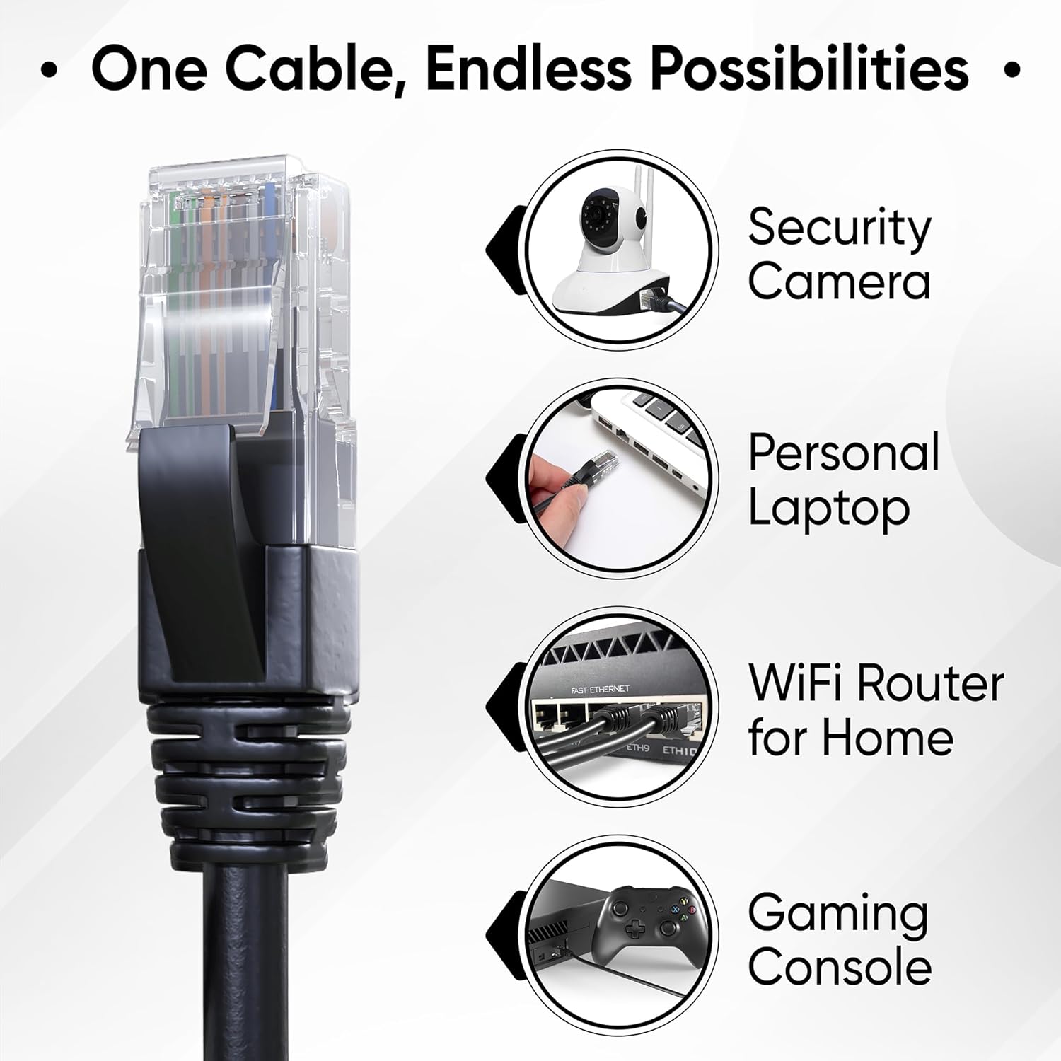 Thumbnail 6 de Mr. Tronic Bulk Cat 5E Ethernet Cable 50m