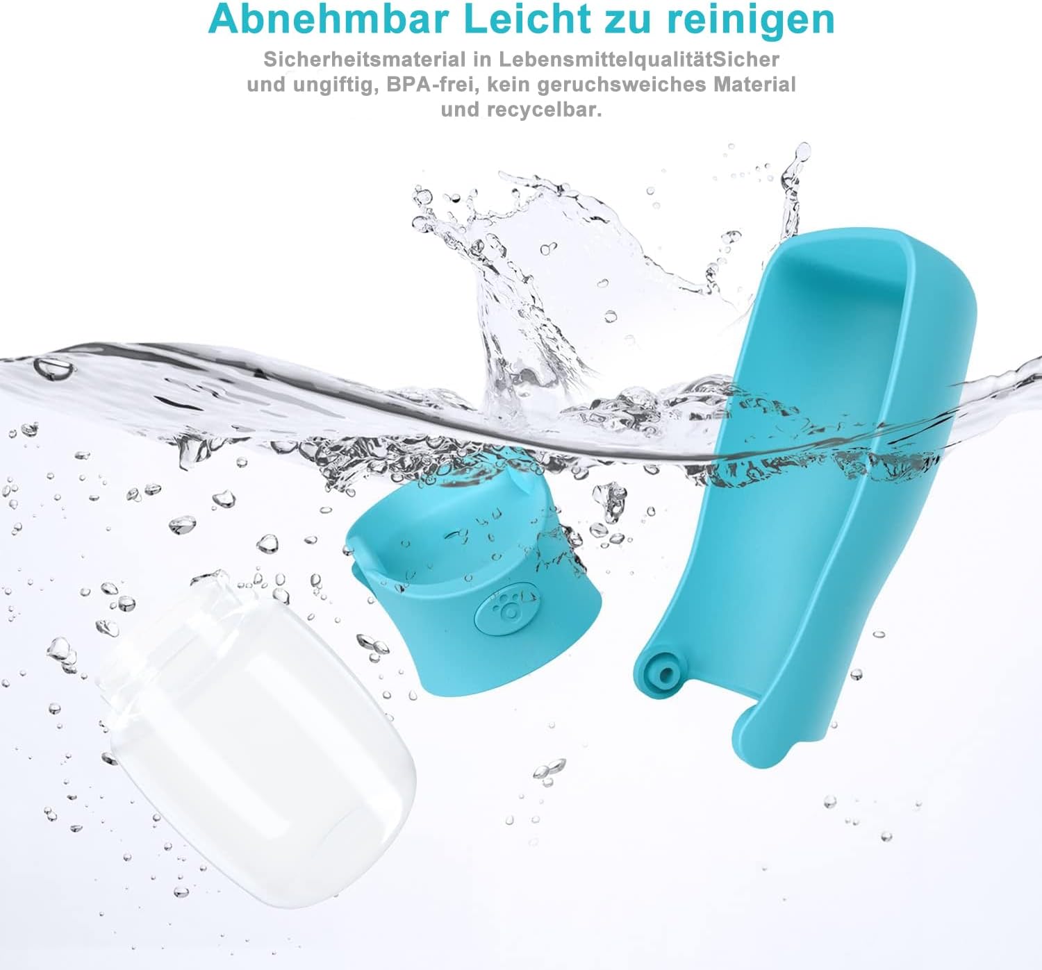 Thumbnail 3 de Hundetrinkflasche 350 ml Dunkelblau für unterwegs