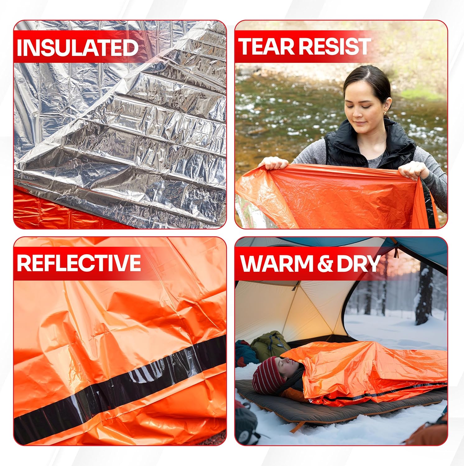 Thumbnail 5 de Emergency Sleeping Bag 84x36 🏕