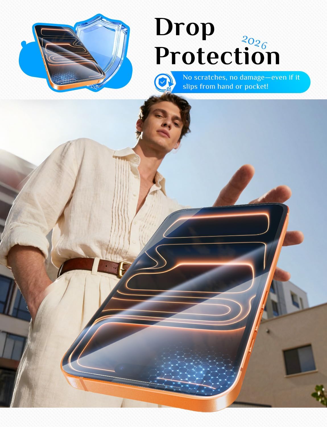 Thumbnail 4 de MAGIC JOHN 2 Pack for iPhone 17 Pro Max