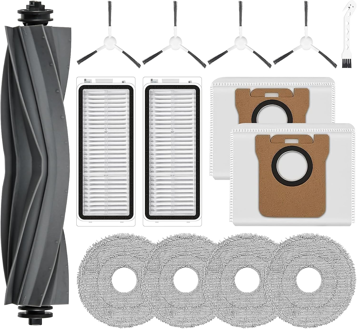 Detalle de 14-teiliges Zubehör-Set für Dreame L20 Ultra / L20 Ultra Complete – Ersatzteile und Reinigungszubehör