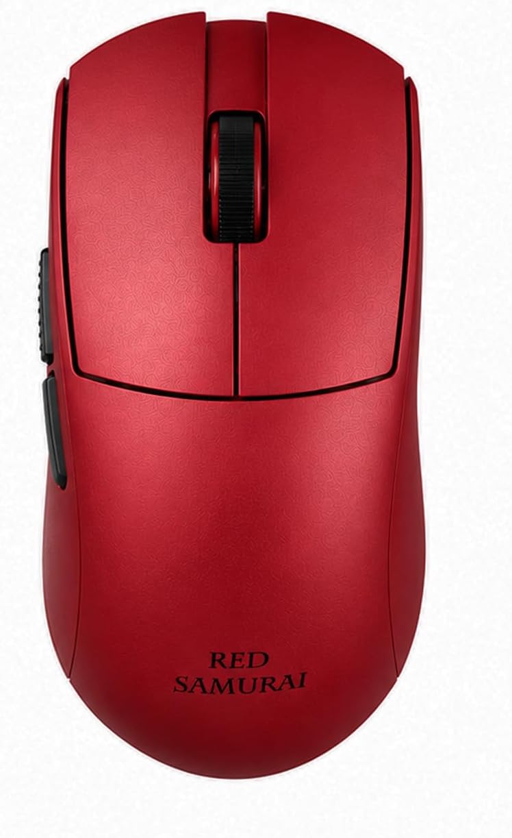 Detalle de RED SAMURAI RED-WGMMS02-BK ゲーミングマウス 51g・PAW3395・3モード接続