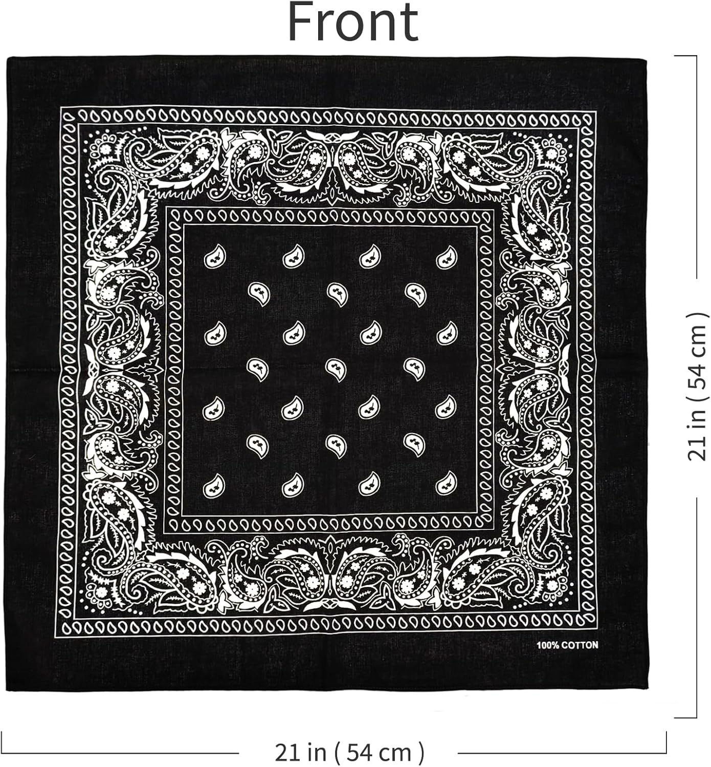 Thumbnail 2 de APIGANIZ 100% Cotton Bandanas, 21 x 21 inches, Set of 6