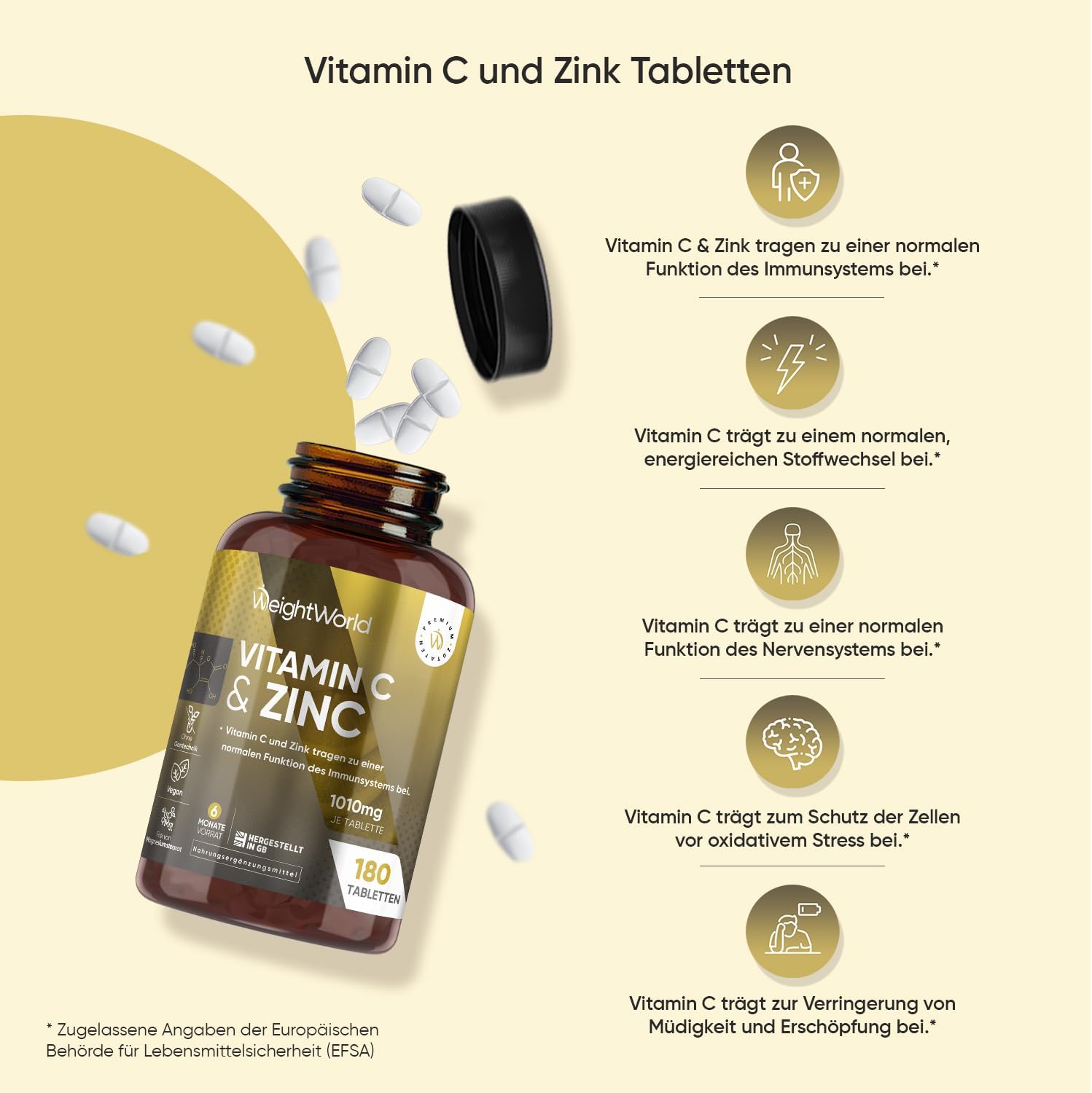 Thumbnail 5 de Vitamin C Zink Tabletten 1000 mg