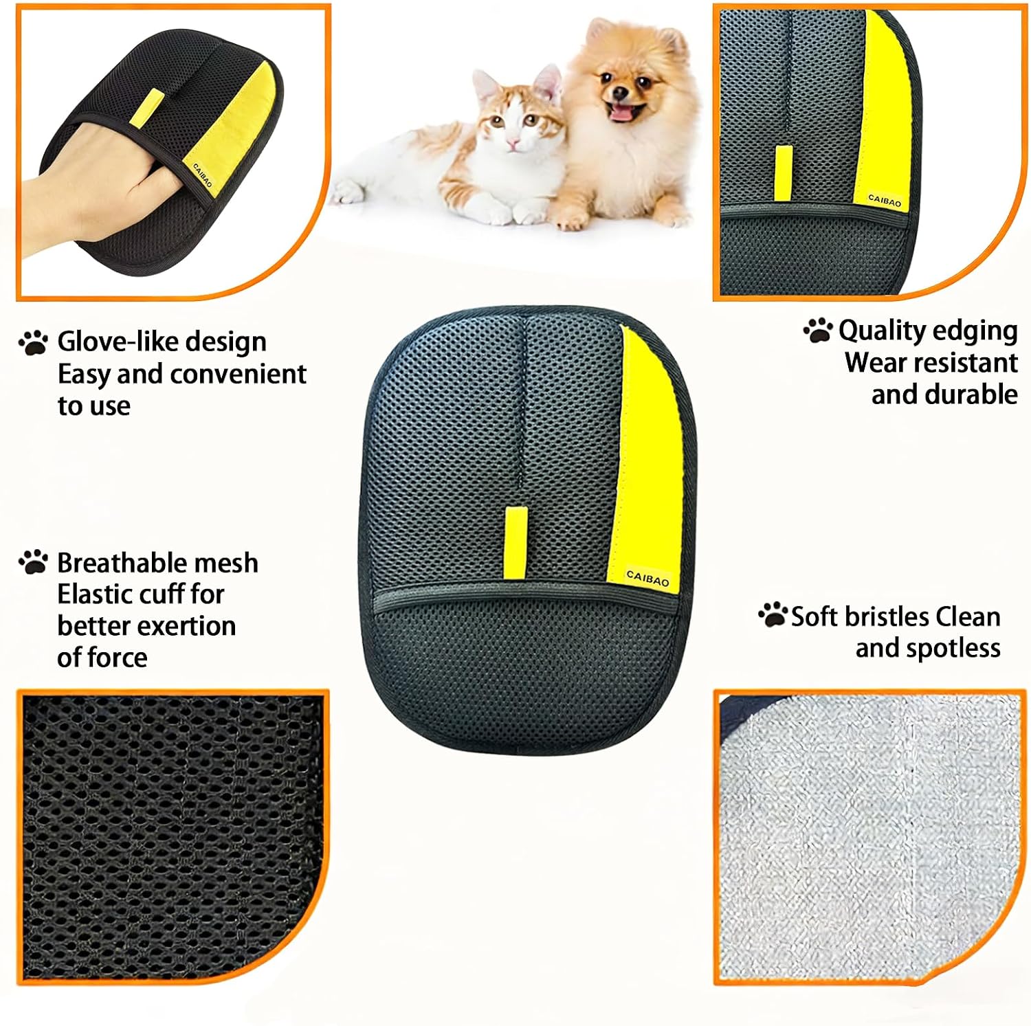 Detalle 1 de CAIBAO Pet Hair Removal Glove