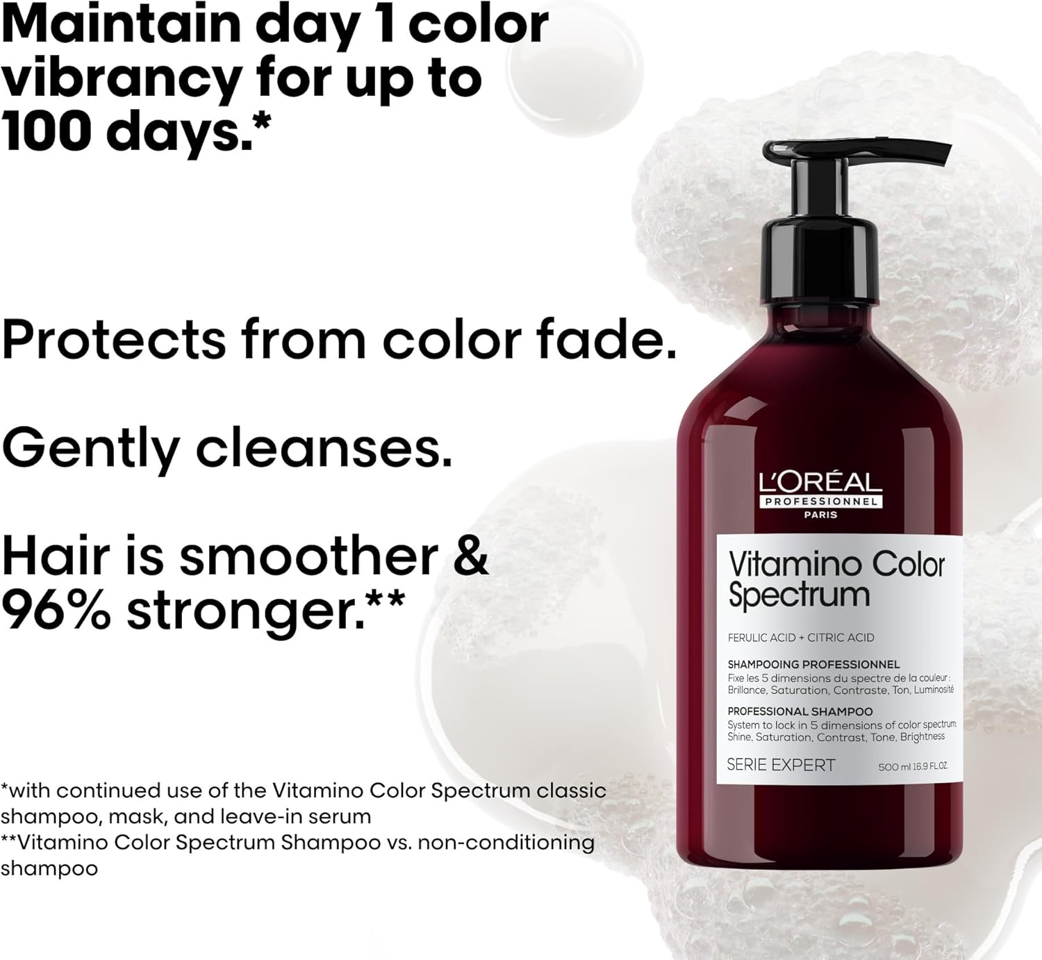 Thumbnail 6 de L’Oréal Professionnel Paris Vitamino Colour Spectrum Sulphate Free Shampoo for Coloured Hair