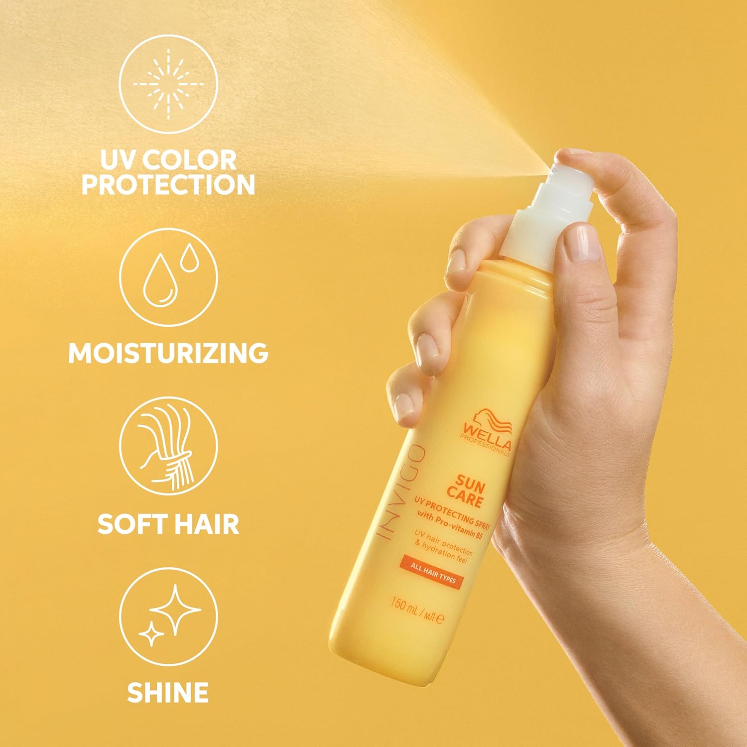 Detalle 2 de Wella Professionals Invigo Sun Care Haircare Gift Set: Protect Hair After Sun, Sand & Sea Salt Exposure