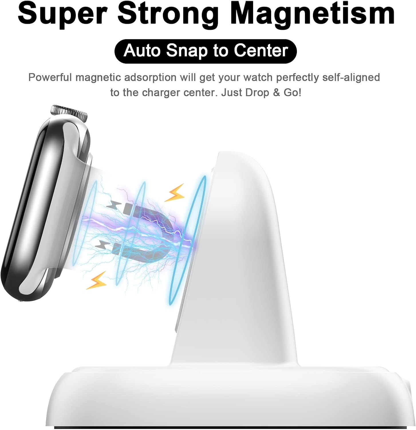 Detalle 2 de LVFAN Wireless Charging Stand for Apple Watch