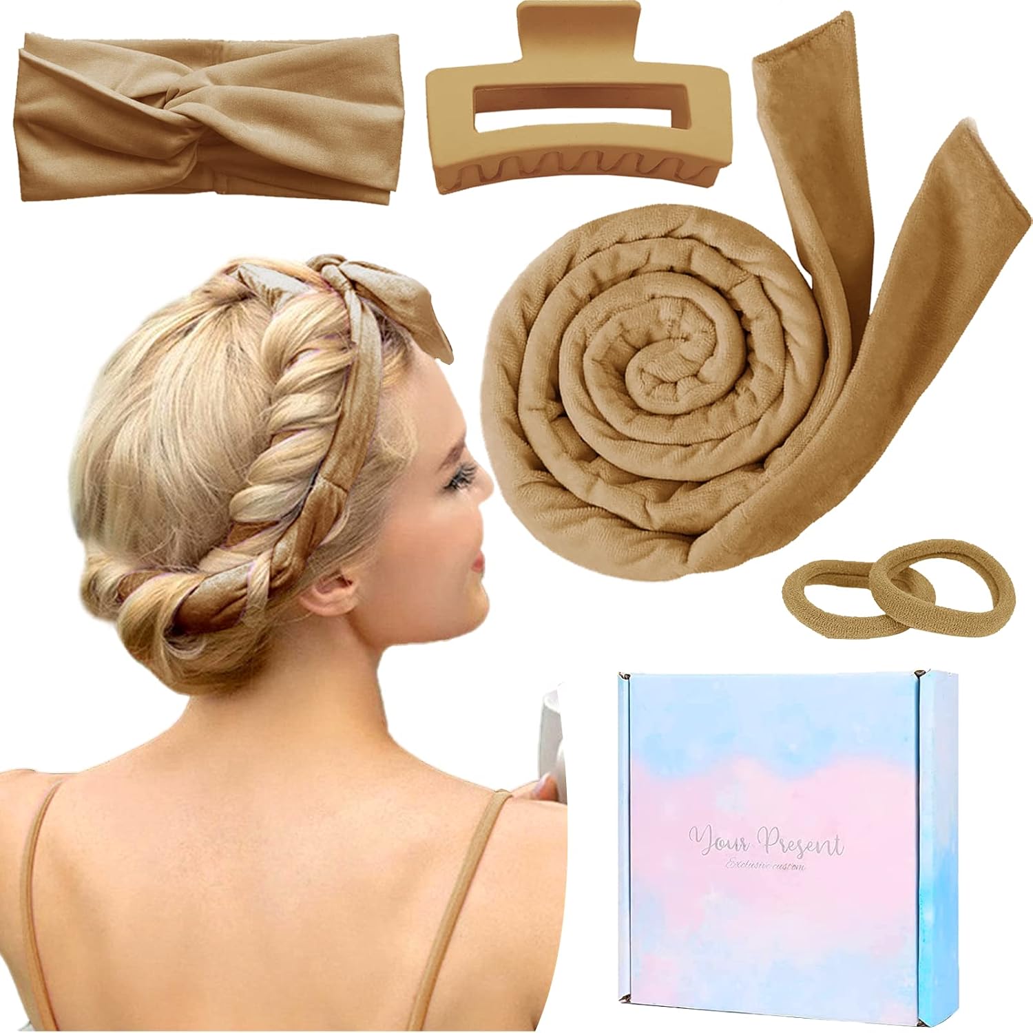 Thumbnail 6 de Neu Lockenwickler Heatless Curls Band für Haare
