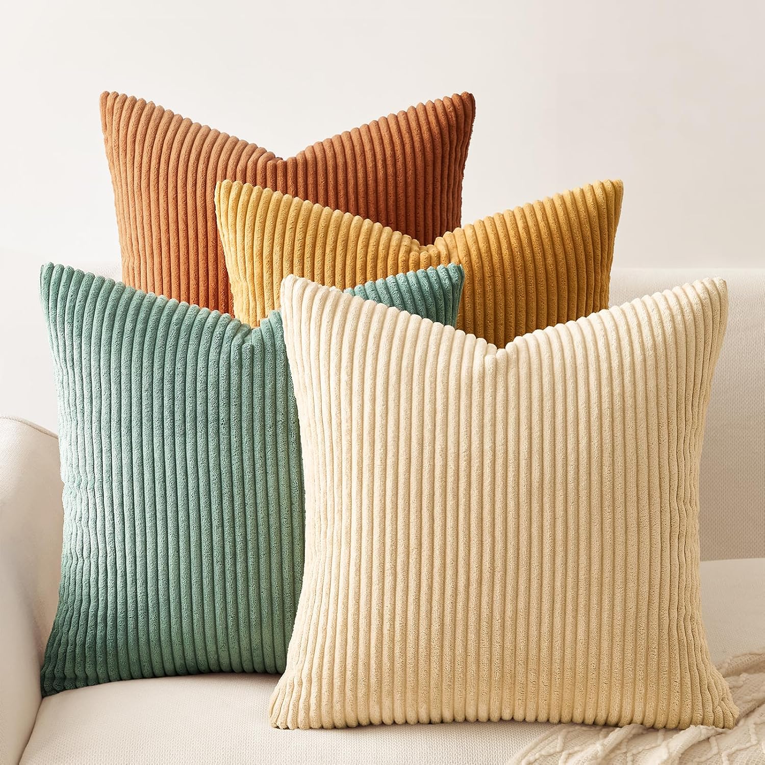 Detalle 2 de Topfinel Housse Coussin 60x60 cm Lot de 4 🛋