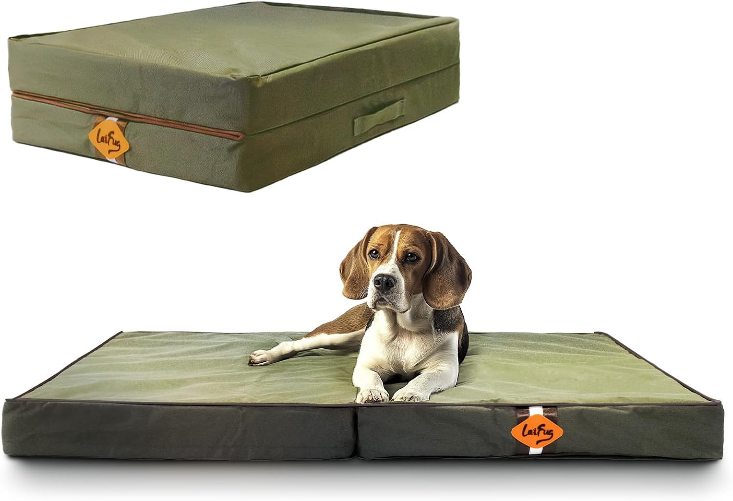 Detalle de Laifug Foldable Outdoor Dog Bed 36 x 27 x 3.5 inches
