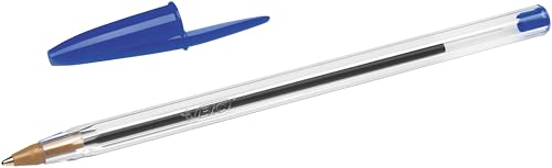 Detalle de BIC Cristal Original Stylos-Bille Pointe Moyenne 1,0 mm Bleu | Boîte 50