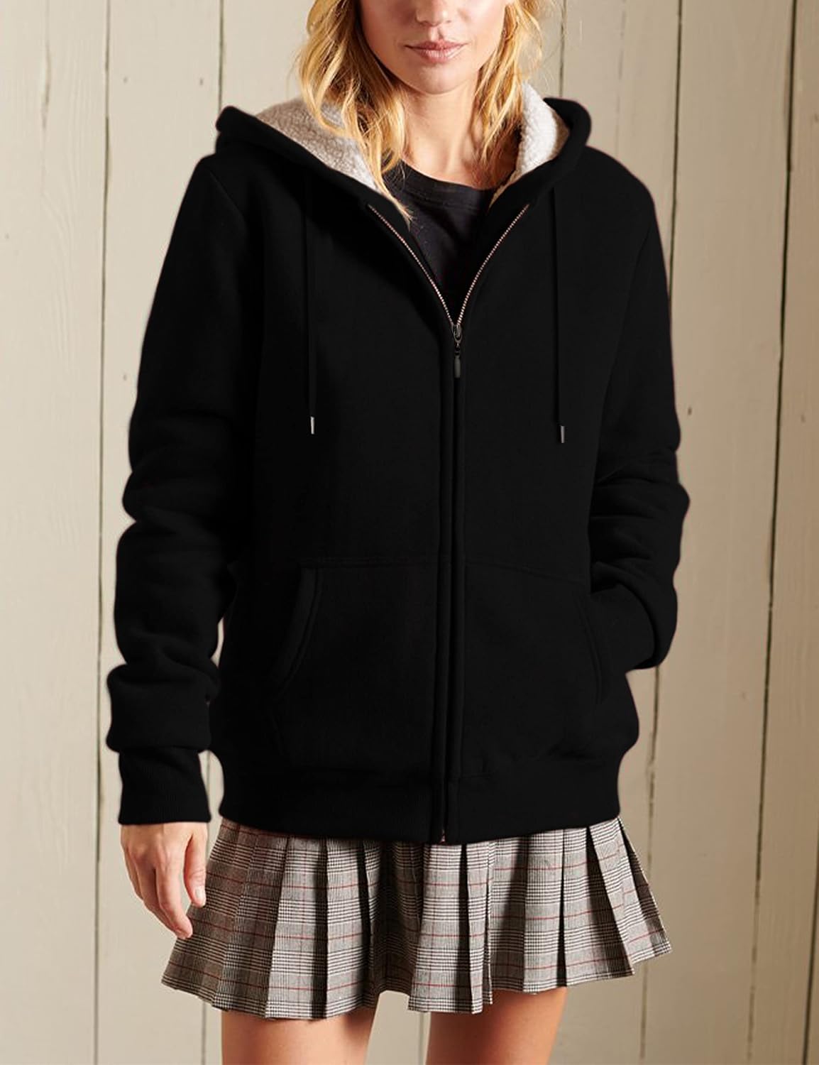 Detalle 2 de Yeokou Sherpa Zip Hoodie XXL