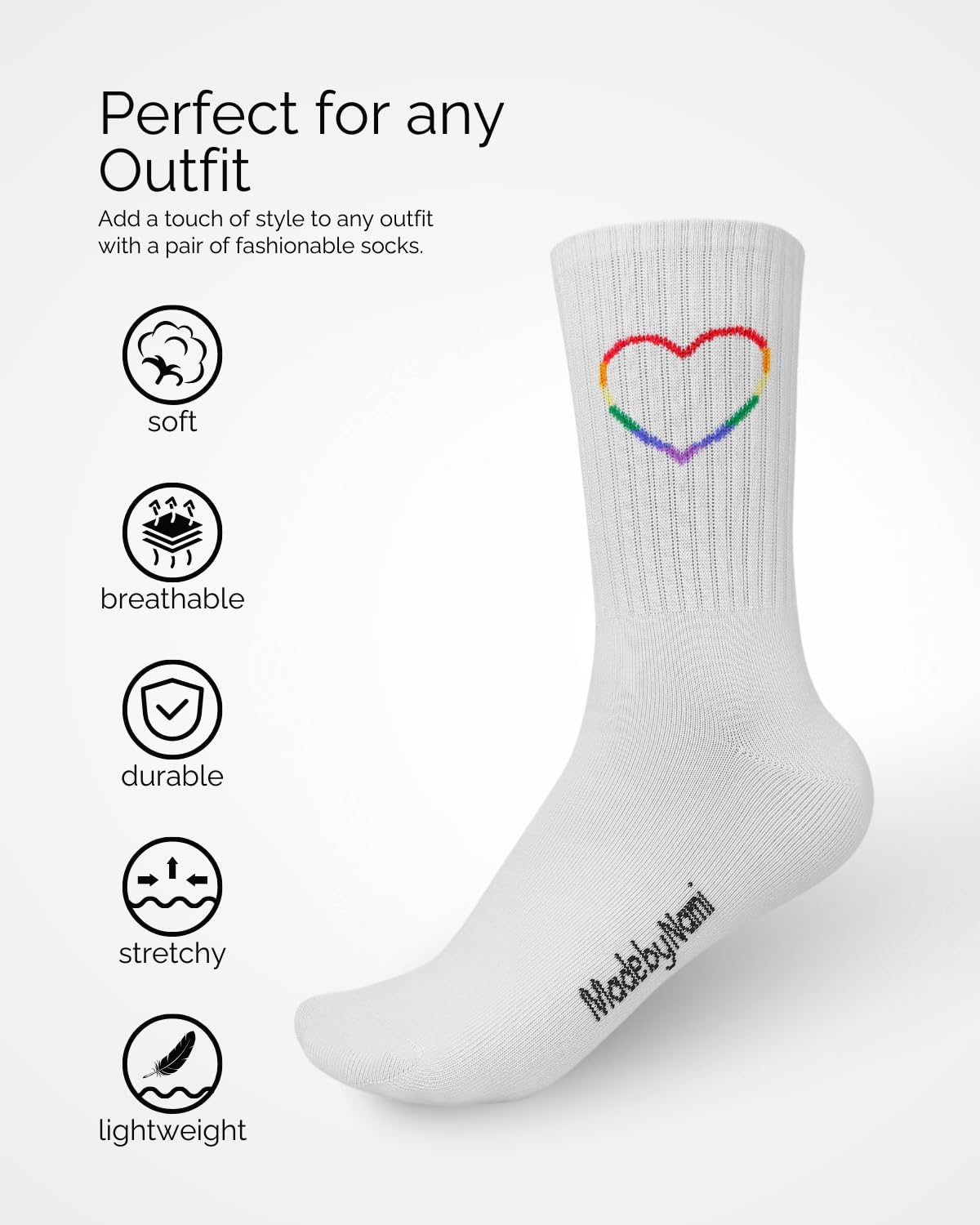 Thumbnail 5 de Made by Nami 3 paires chaussettes Pride 🌈