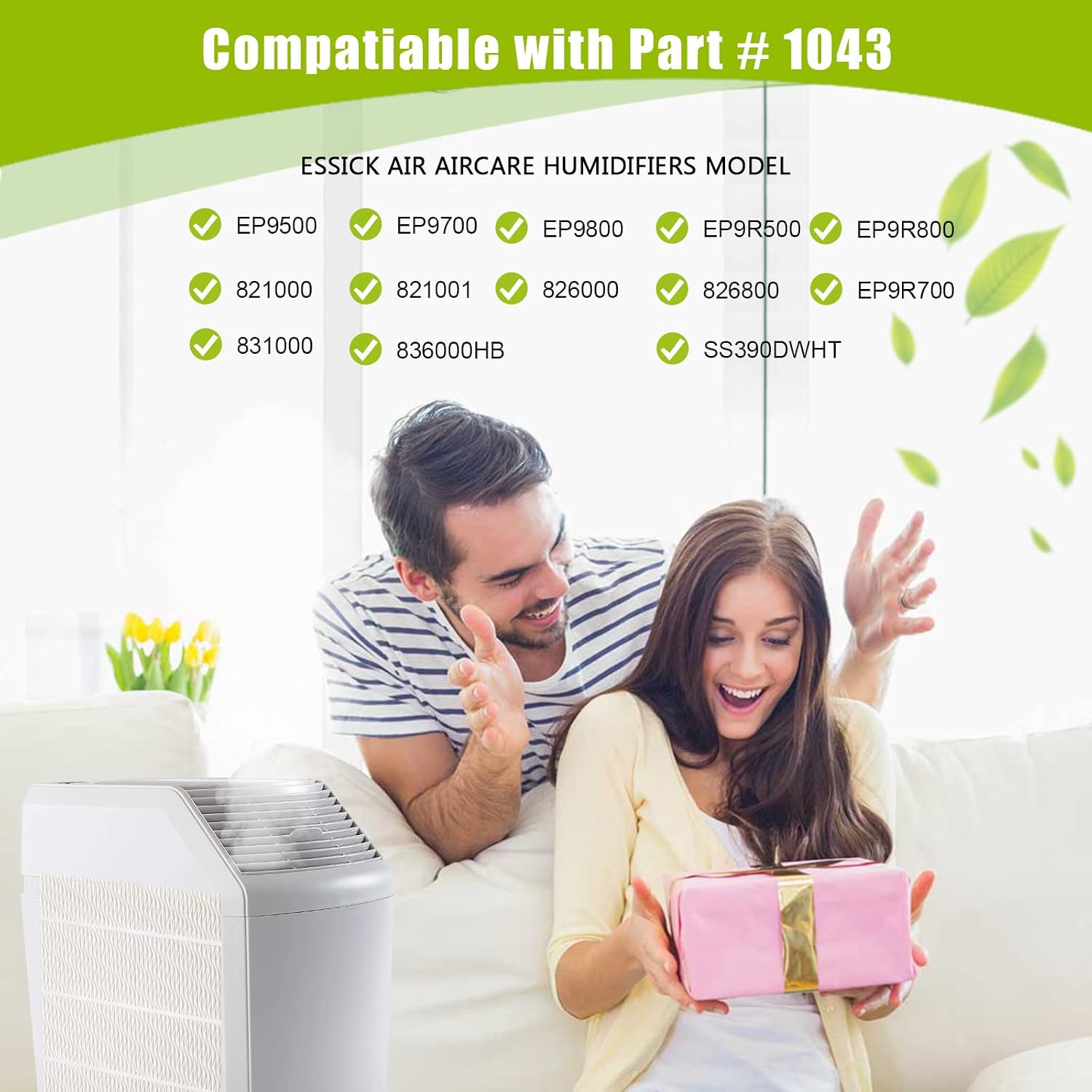 Detalle de EVERSHOW E2U10U016-1043 1043 Super Wick Humidifier Filter