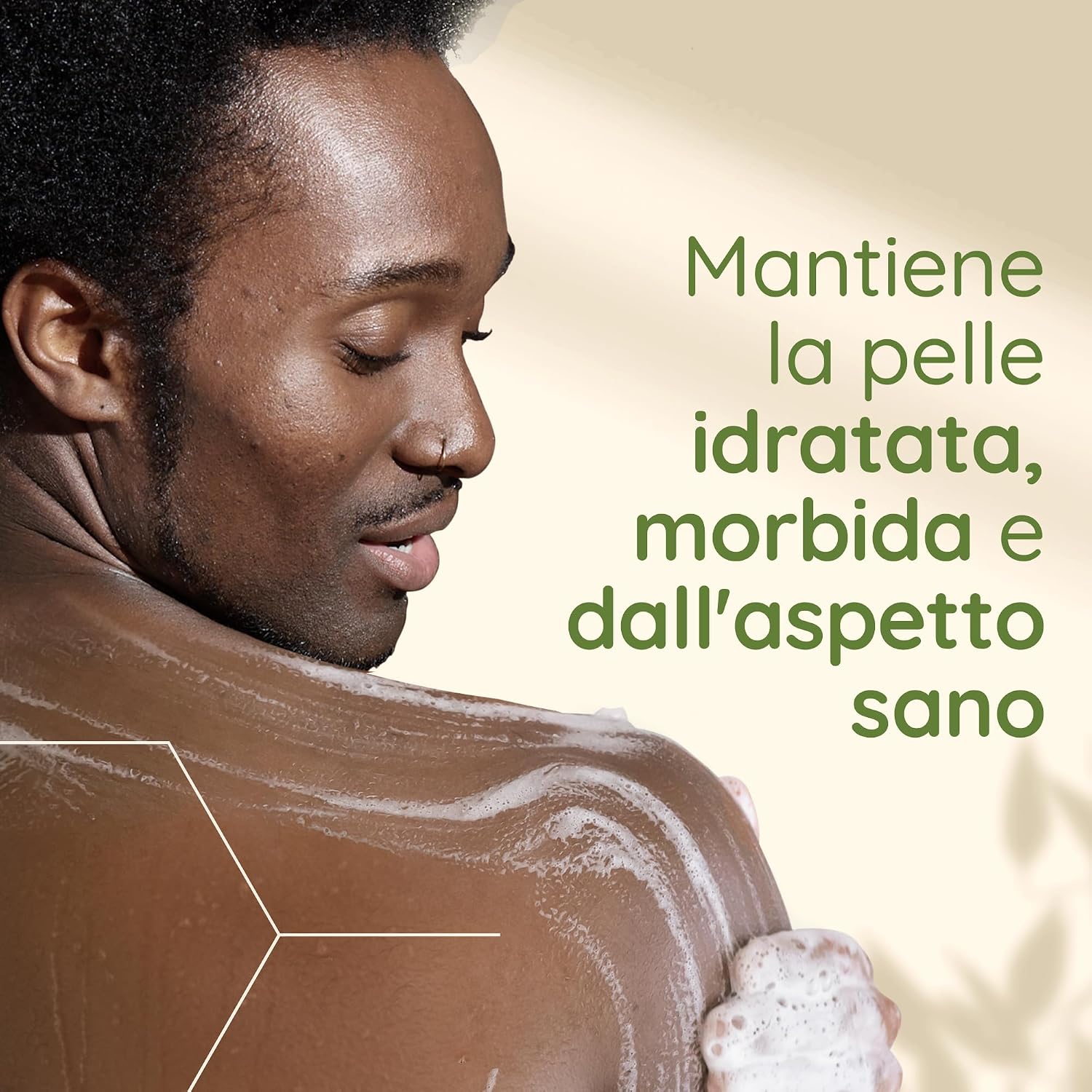 Detalle de Aveeno Daily Moisturising Bagnoschiuma Allo Yogurt: detersione delicata per pelli sensibili con Avena e Yogurt Greco
