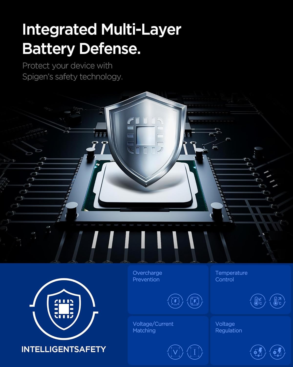 Thumbnail 5 de Spigen ArcStation Essential GaN 45W caricatore USB-C con cavo 100W E-Marker (PD 3.0, PPS) – bianco