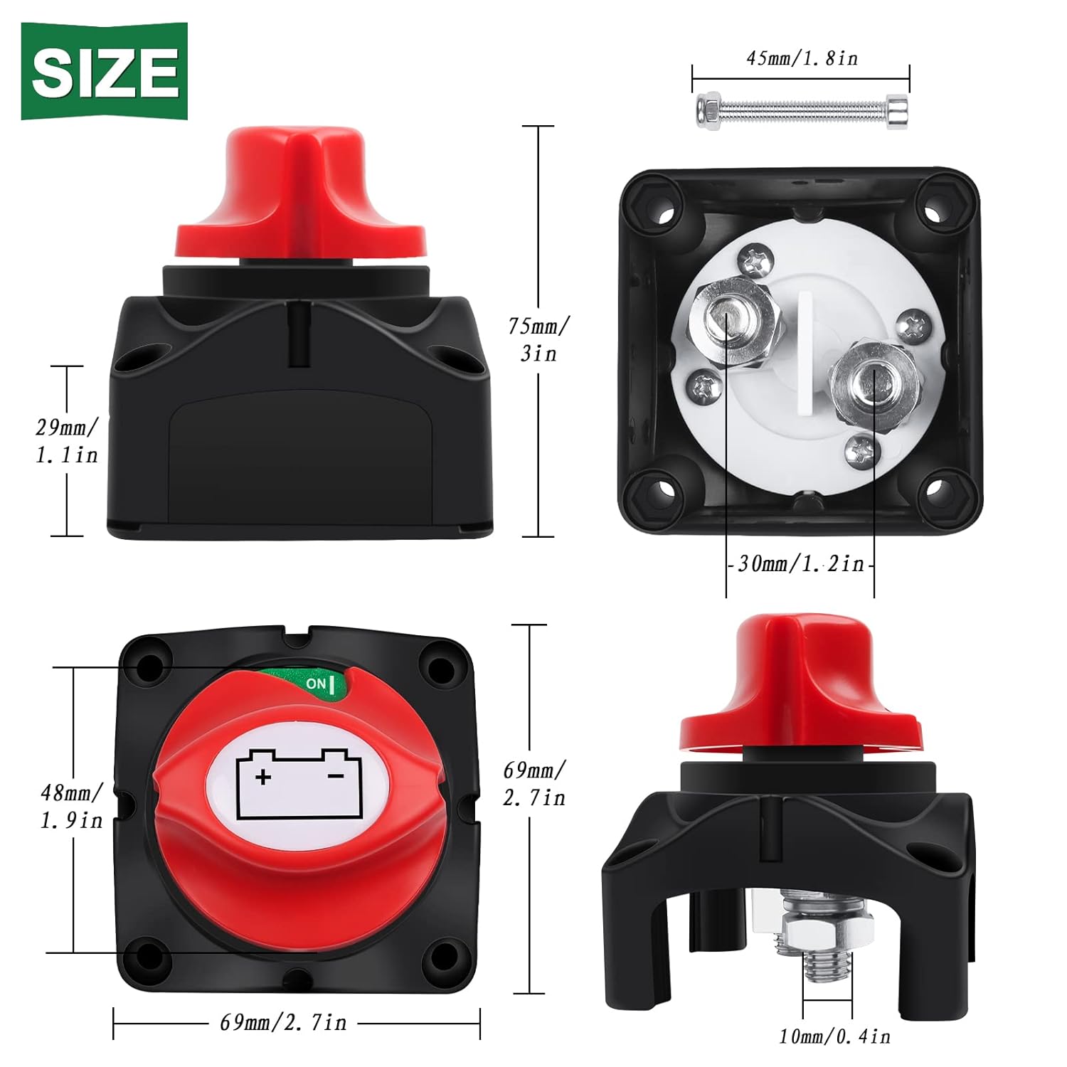 Thumbnail 1 de Bolatus Battery Isolator Switch 200A for Vehicles