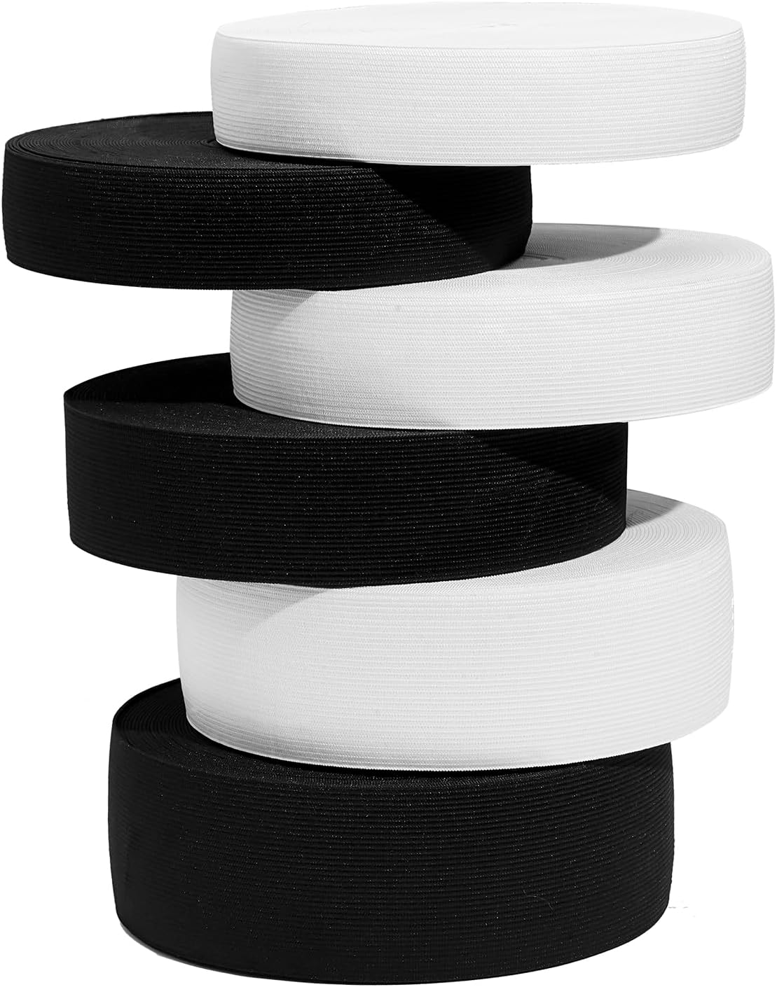Detalle 1 de HERZONE gummiband 20 m, 35 mm brett, svart i gummi och polyester