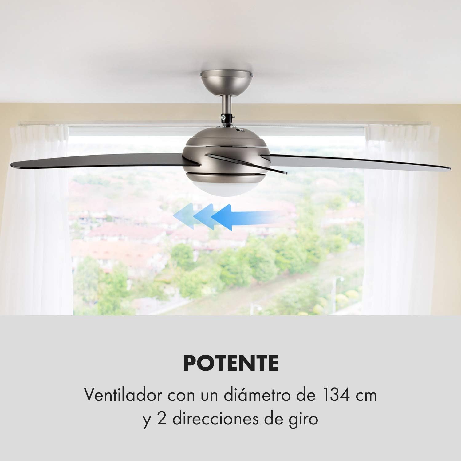 Thumbnail 4 de KLARSTEIN Bolero ventilador de techo 134 cm luz 55W mando 🌬