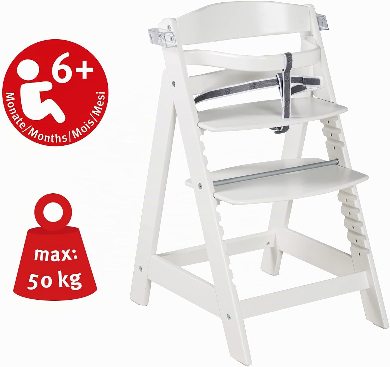 Thumbnail 2 de roba Sit Up Click and Fun houten kinderstoel met afneembaar eetblad