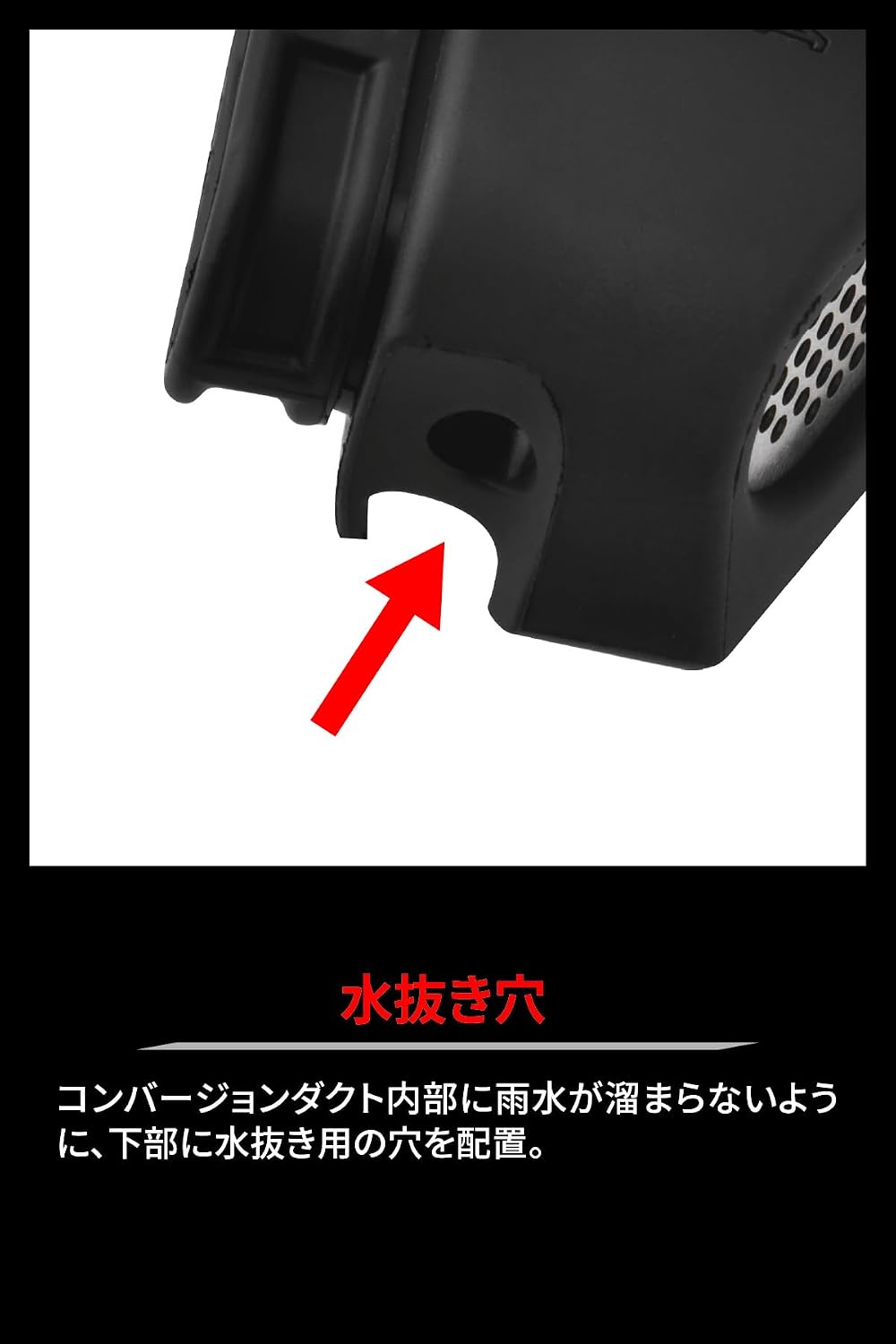 Detalle de ZETA RACING F7967 CT125用コンバージョンダクト ステンレスメッシュ・水抜き穴付き