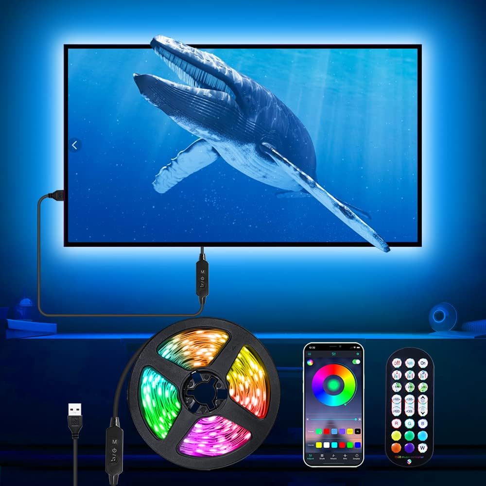 Thumbnail 6 de Daymeet Smart Firework LED Lights: RGBIC Dream Colour Strip for Bedrooms and Parties