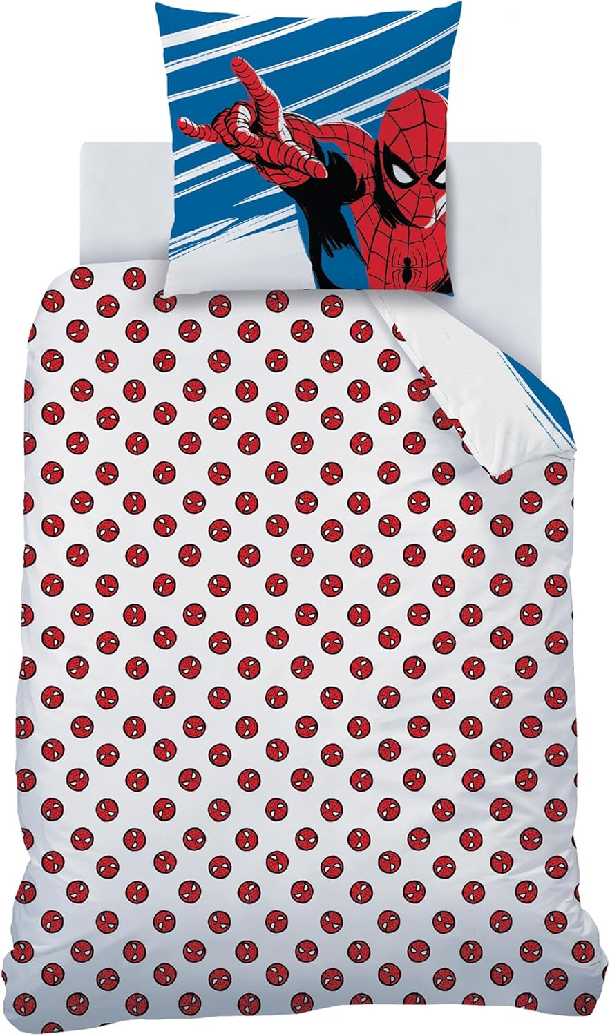 Thumbnail 2 de Parure de lit Spiderman Home “Anniversary” 1 personne (coton 100% certifié Oeko-TEX) housse 140x200 + taie 63x63