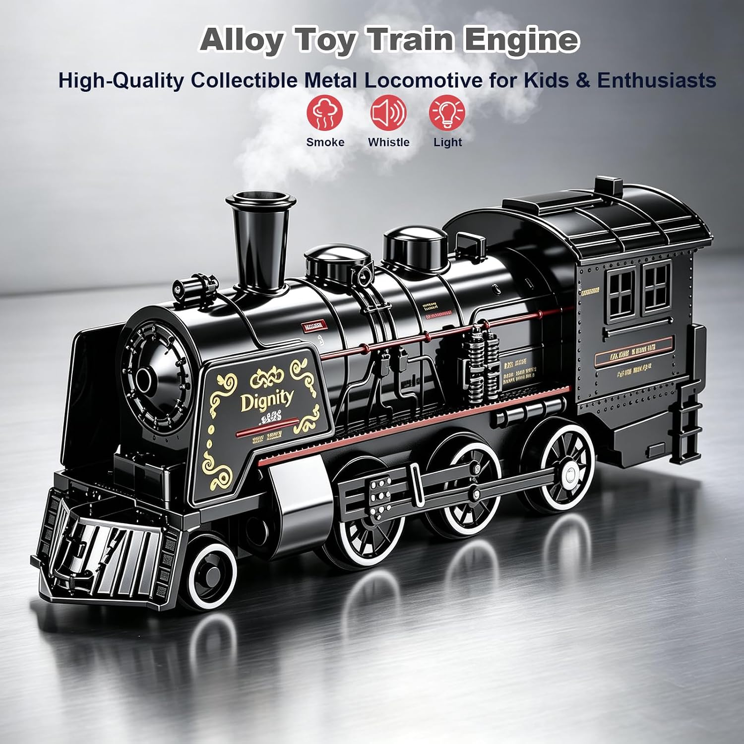 Thumbnail 1 de BUBUQE Electric Train Set with Alloy Locomotive