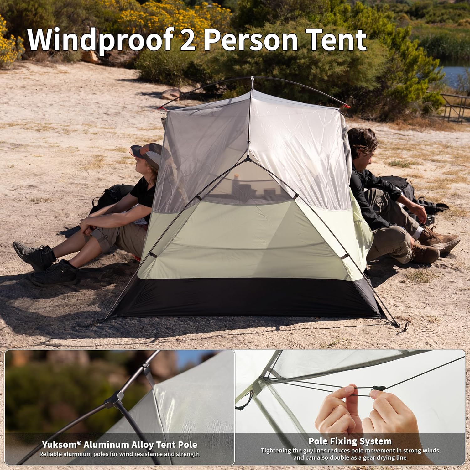 Thumbnail 4 de Naturehike Mongar Pro – Ultraleichtes 2-Personen Zelt für 3–4 Saisons, winddicht & wasserdicht
