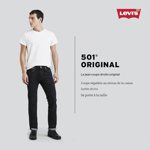 Thumbnail 8 de Levi's 501 Original Fit Jeans Homme – Stonewashed Black, 32W / 34L