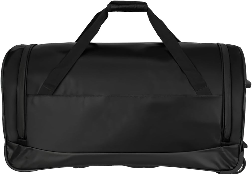 Detalle 2 de Travelite Borsa da viaggio trolley con ruote in materiale idrorepellente, 97 L, 71 cm, Nero