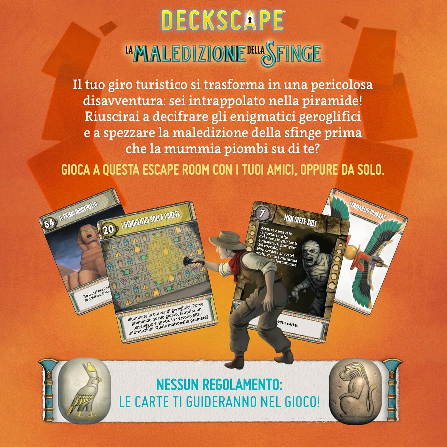 Thumbnail 3 de Deckscape - La maledizione della Sfinge, da 12 a 99 anni