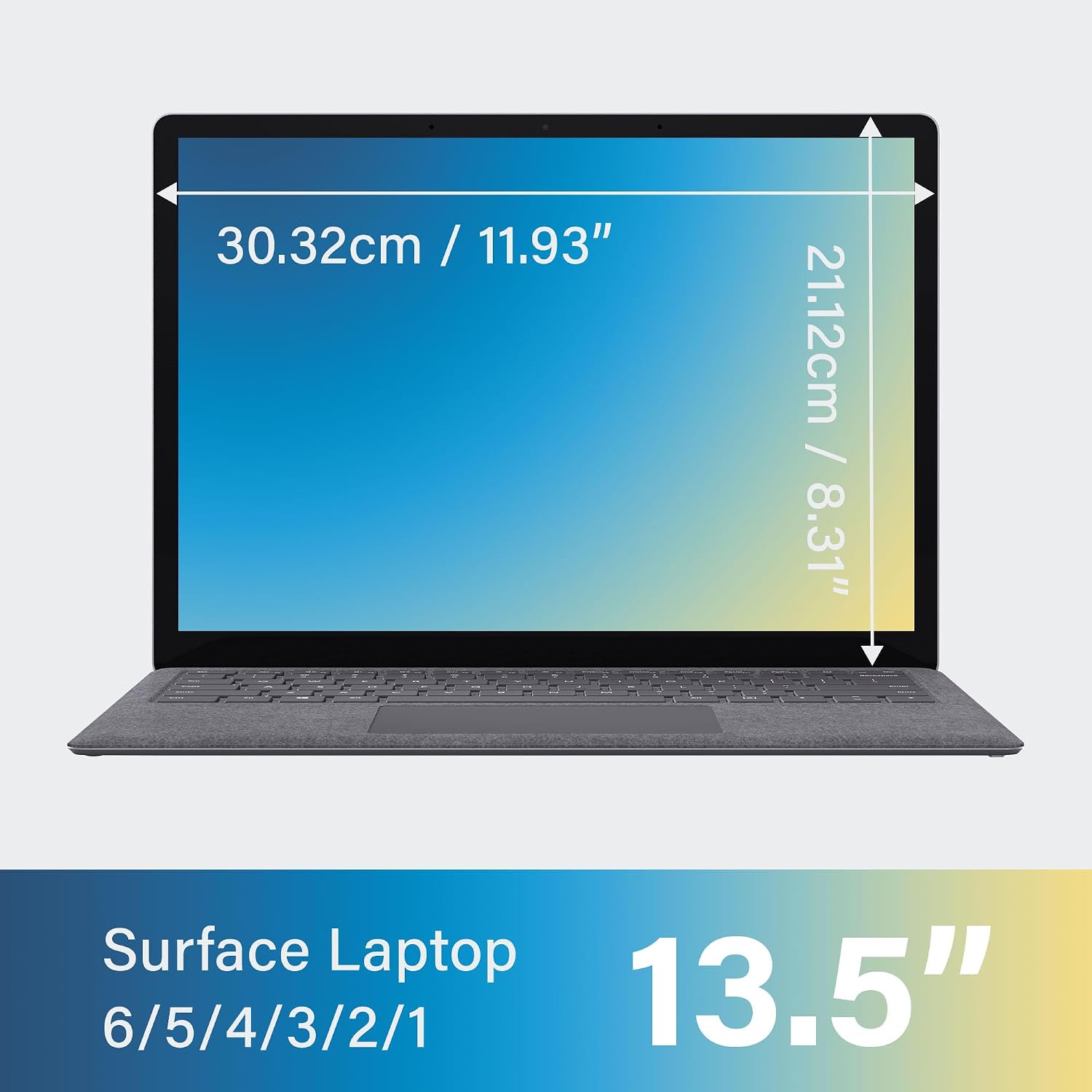 Detalle 2 de SenseAGE Privacy Screen 13,5 Zoll für Surface
