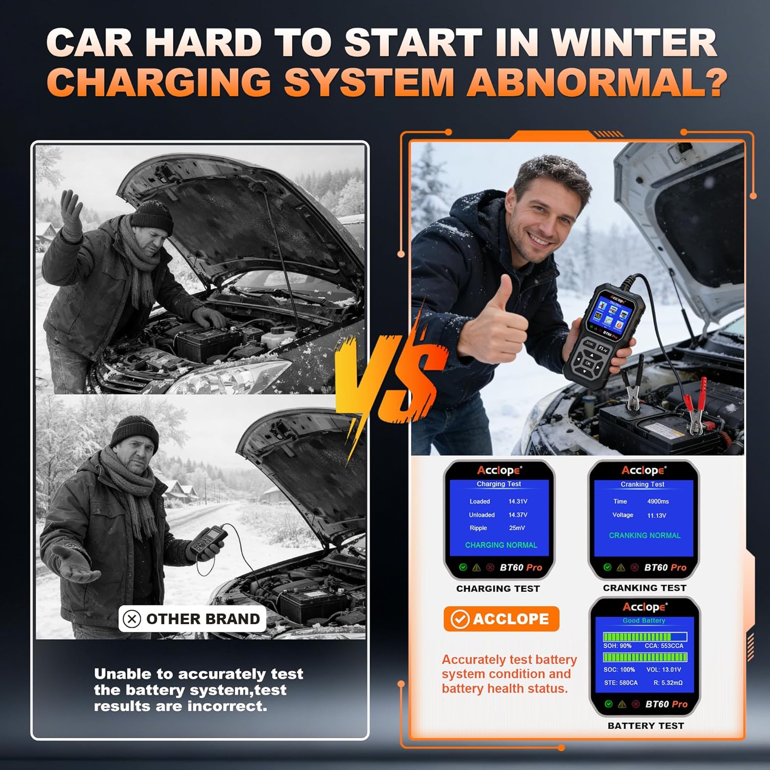 Thumbnail 2 de Acclope BT60 Pro Car Battery Tester