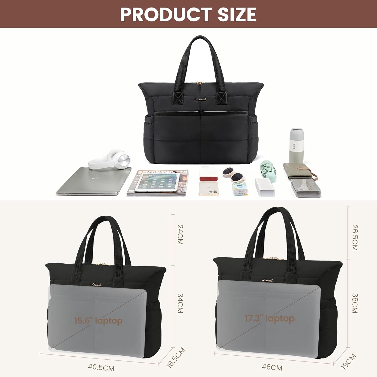 Thumbnail 2 de LOVEVOOK Handtasche 15,6 Zoll 👜