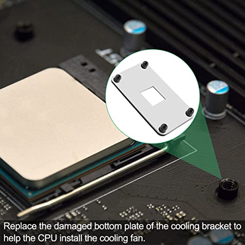 Thumbnail 3 de HAAMNING7 AM4 CPU Backplane: piastra inferiore sostitutiva per staffa di dissipazione, 2 pezzi