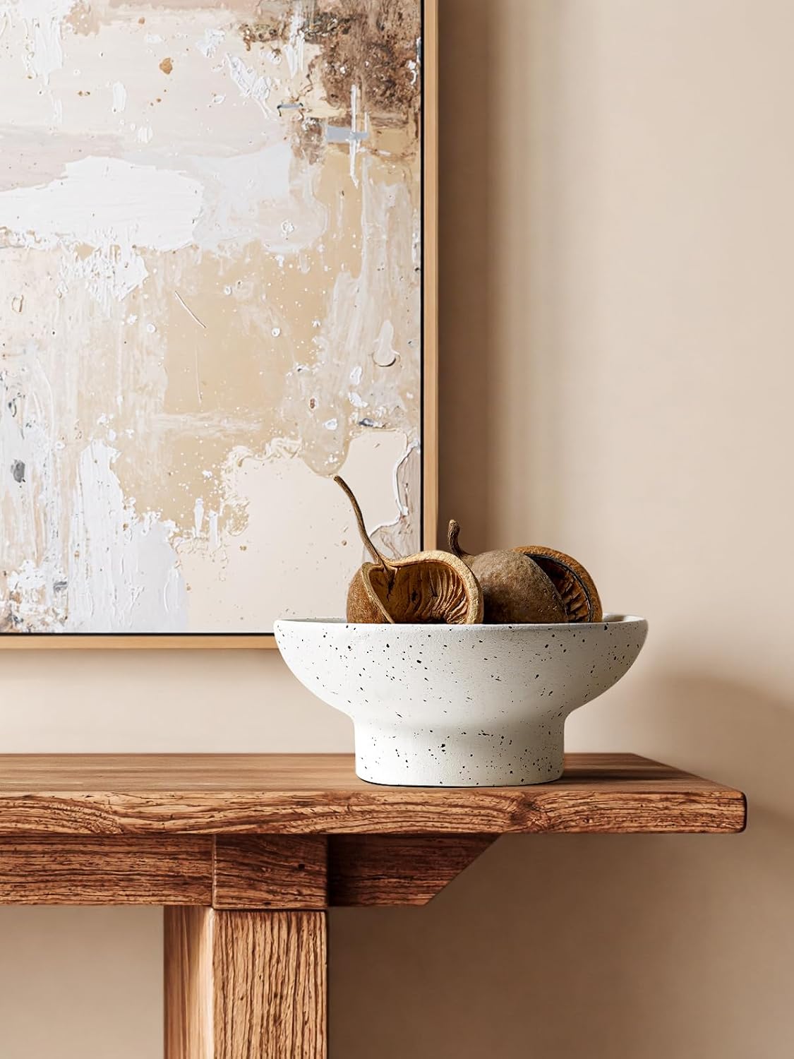 Detalle de LE TAUCI Ceramic Decorative Bowl 10-inch