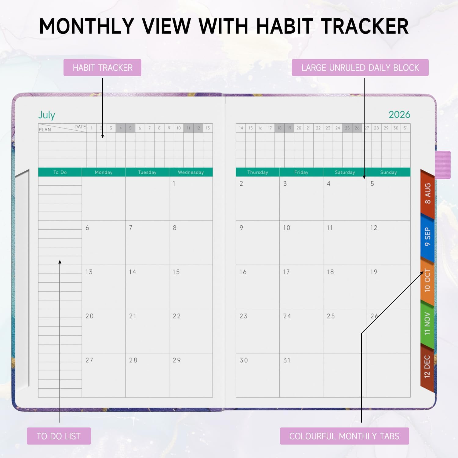 Thumbnail 2 de Sailingvan Academic Diary 2026-2027: Page A Day A5, July 2026 – June 2027