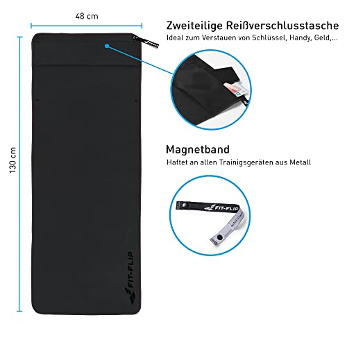 Thumbnail 1 de Fit-Flip Mikrofaser-Fitnesshandtuch mit Reißverschluss