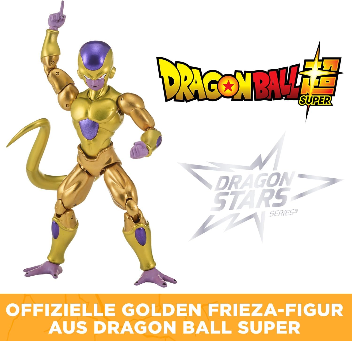 Detalle de BANDAI Dragon Ball Super Dragon Stars Actionfigur Golden Freezer (17 cm) – gelenkige Sammelfigur mit Zubehör