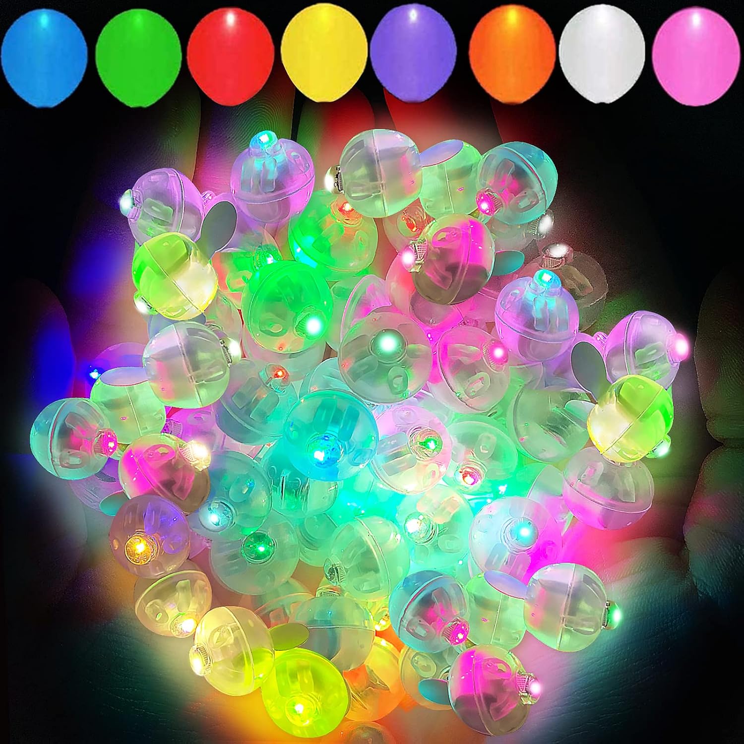 Detalle de Aogist Balloon Lights, 100-Pack