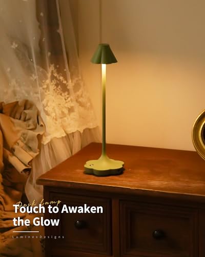 Thumbnail 7 de LuminexDesigns Set de 2 Lámparas de Noche: iluminación de mesa recargable con diseño floral