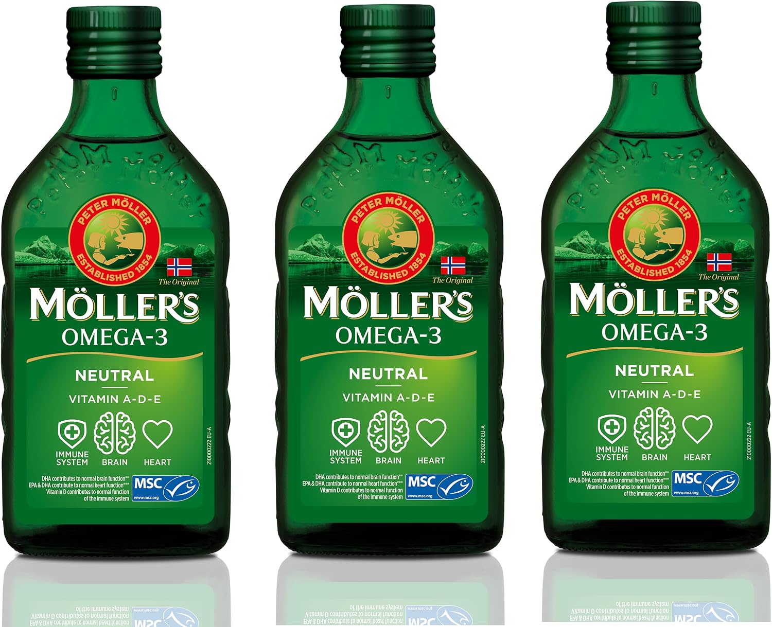 Thumbnail 6 de Möller's Omega 3 Lebertran Öl | Nordic Omega 3 – Lebertran mit EPA/DHA, Vitamin A, D, E (500 ml)