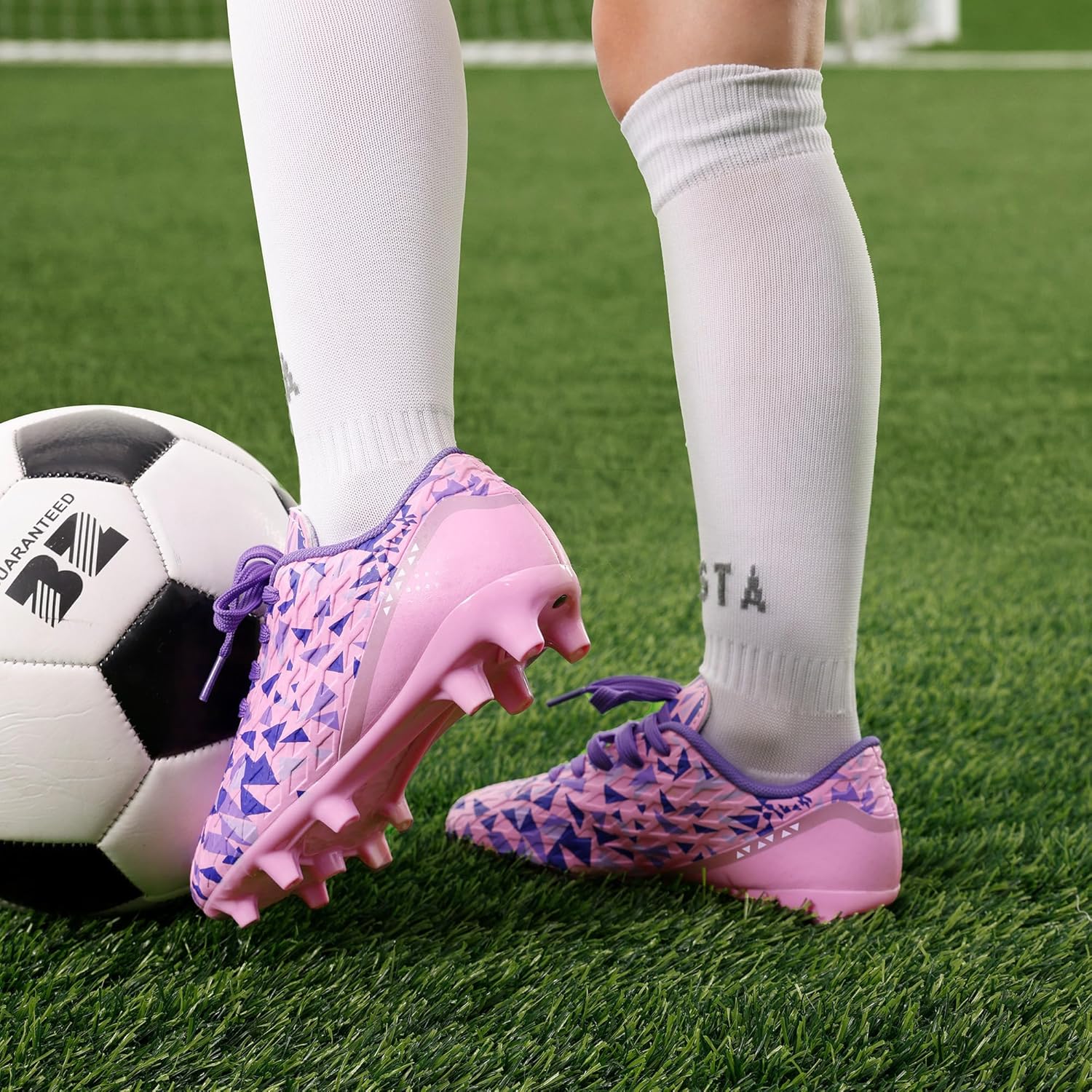 Thumbnail 1 de DREAM PAIRS Youth Soccer Cleats Firm Ground